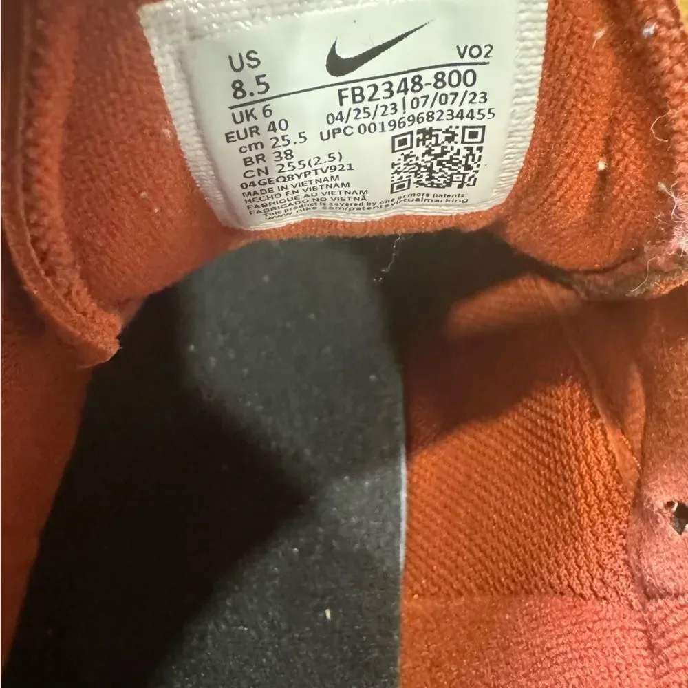 Nike Air Force 1 Wild sneakers in Rugged orange